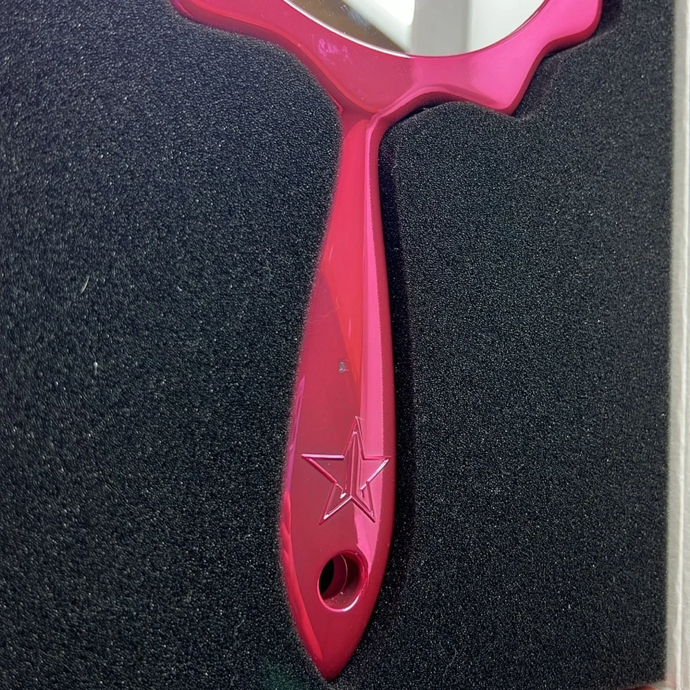 Jeffree Star Metallic Pink “Approved” stamp mirror